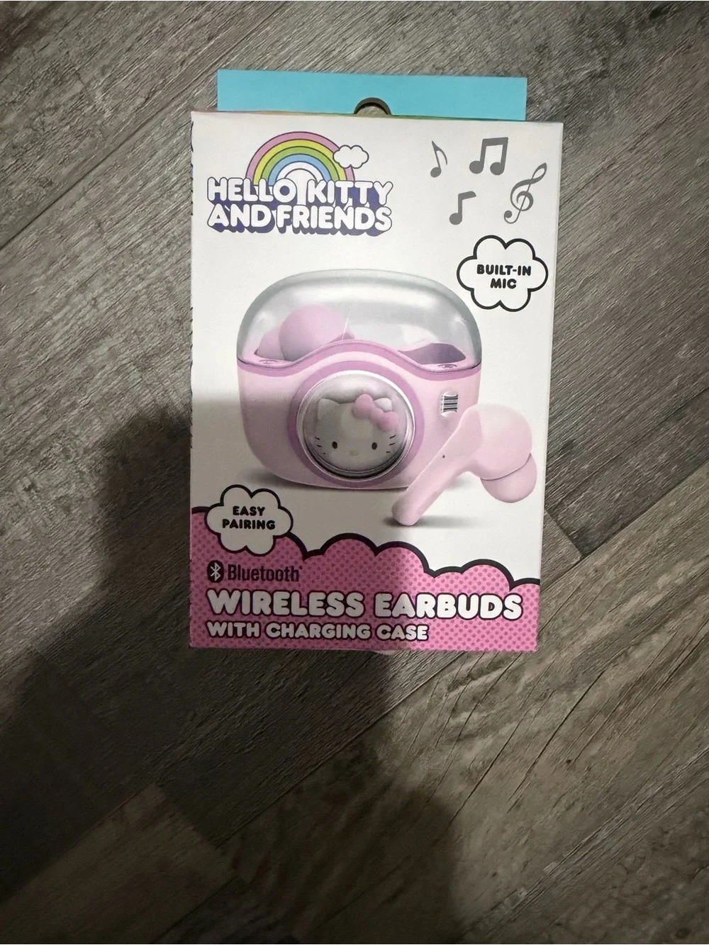 Pink Wireless Bluetooth Earbuds with Charging Case